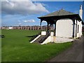 Sea front green and Pavilion, Girvan in KA26 9AA