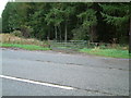 Entrance to track off layby on A84 in FK17 8LJ