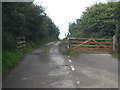 Cattle grid on the edge of Treslea Downs in PL30 4DL