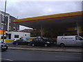 Shell garage on Rickmansworth Road, Pinner in HA5 3QP