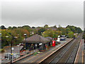 Looking north at Widney Manor Station in B91 3TD