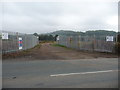 Site entrance to caravan park near Ludford in SY8 4BU