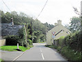 Approaching A4080 at Cefn Cottages in Llanddaniel Fab Community