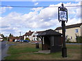 Kirton Village Sign & Bus Shelter in Kirton (East Suffolk)