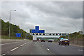 M25 - approaching junction 27  1/2 mile sign in RM4 1ST