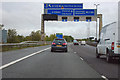 M11 - 1/2 mile gantry, junction 8 in CM22 7PE