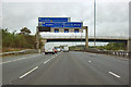 M11 - gantry for junction 8 in Bishop's Stortford All Saints Ward