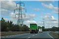Power line by the A1 in NG31 7XH