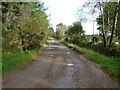 Farm road to Easter Bogbain in IV2 5BF