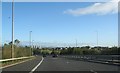 M77 going north before Junction 3 in G53 7HL