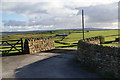 The entrance to Hainslack Farm in BD22 0LW