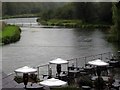 River Test passes the Mayfly public house in SO20 6AX
