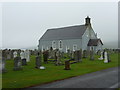 Dunrossness: the kirk in ZE2 9JW