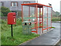 Cunningsburgh: postbox № ZE2 102 in ZE2 9FQ