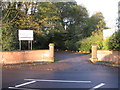 Entrance to Woolton Golf Course in L25 0NB