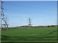 Farmland and pylons near Staythorpe in NG23 5RG
