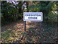 Chediston Chase sign in IP19 0AX