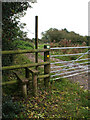 Stile into the National Forest in LE67 1FA