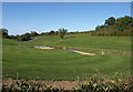 Pond, Surrey National Golf Club in Chaldon