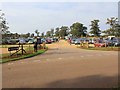 Entrance to the car park, Upton House in Ratley and Upton