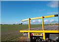 Big Field, Yellow Trailer in OX12 8JF