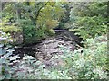 Bridge abutment, Dean Castle Country Park in KA3 7TJ