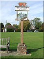 Village Sign in CO10 7BN