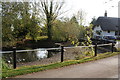 Duck pond at Little Ickford in HP18 9JQ