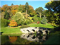 The Palladian Bridge at Stourhead in BA12 6QE