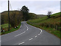 The A4120 road between Devil's Bridge and Ponterwyd in SY23 3JZ