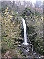 Waterfall south of Loch Tummel in PH16 5NS