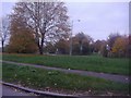 Green between Old Uxbridge Road and Denham Way in Maple Cross