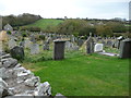 Part of the graveyard at Blaenwaun Baptist Chapel in SA43 3NP