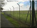 Perimeter fence, Plymouth City Airport in PL6 7LH