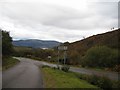Road junction above Balmacara in IV40 8DP