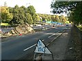 Roadworks, Abbey Road, Kirkstall in LS18 4JJ