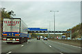 M25 - 1/2  mile to junction 9 in KT21 2TF