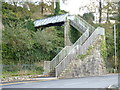 Footbridge over railway track, Caernarfon in Caernarfon Community