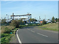 Adwick le Street Station, approaching on Adwick Lane from the direction of Toll Bar. in DN6 7AL