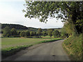 Lane northwest of Combe in RG17 9EL
