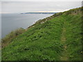 Coast path above Battern Cliffs in PL11 3BZ