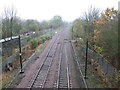 Railway towards Retford in NG22 0JZ
