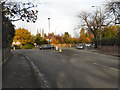 Chester Road/Woodford Road Roundabout in SK7 1QQ