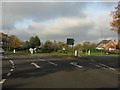 Monkspath Hall Road roundabout in B90 4UE
