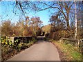 Rural Lane and Bridge near Hope Quarry in S33 9JT