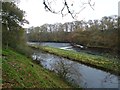 Deanston lade, weir and River Teith in FK16 6AL