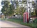 Telephone box, Oxnam in TD8 6RU