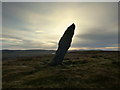 Wormadale standing stone in Shetland Central Ward