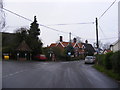 Cross Street, Hoxne & Cross Street Pump George VI Postbox in Heckfield Green
