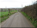 Field House Farm access road in Copt Hill Ward